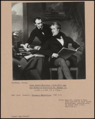 John Robert Morrison (1814 - 1843) And His Father's Secretary Mr. Thomas (?)