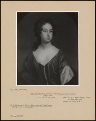 Hon. Anne (Hatton), Countess Of Nottingham And Winchilsea (1668-1743)