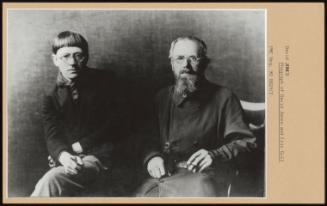 Photograph Of David Jones And Eric Gill