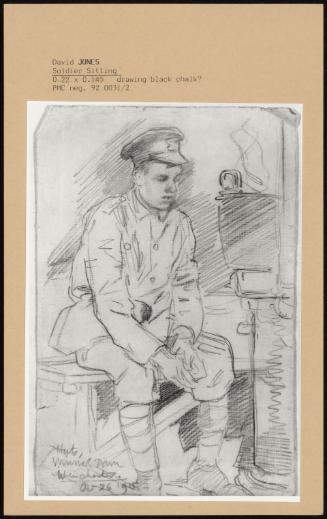 Soldier Sitting