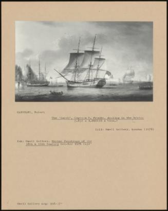 The 'sarah', Captain T. Franks, Sailing In The Arctic