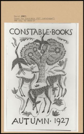 Cover For Constable 1927 (Catalogue )