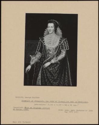 Portrait Of Elizabeth, 1st Wife Of Lionel, 1st Earl Of Middlesex.