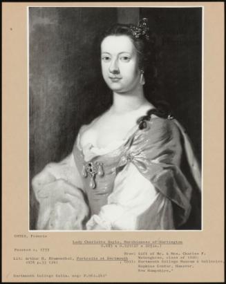 Lady Charlotte Boyle, Marchioness Of Hartington