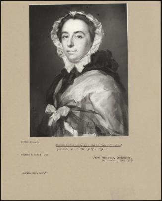 Portrait Of A Lady, Said To Be 'peg Woffington'