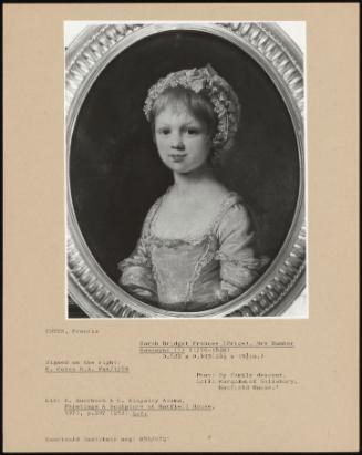 Sarah Bridget Frances (Price), Mrs Bamber Gascoyne (?)