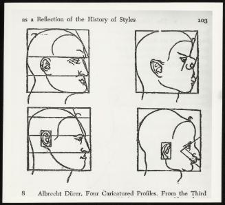 Four Caricatured Profiles From The Third