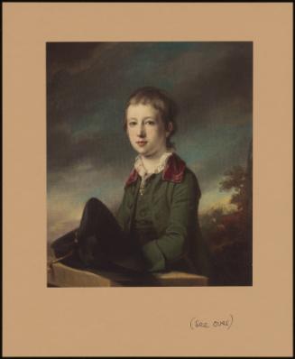 Portrait Of Boy In A Green Coat