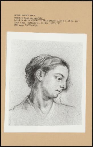 Woman's Head In Profile