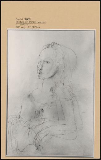 Sketch Of Woman Seated