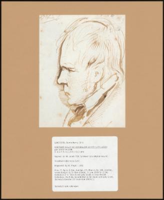 Portrait Study Of Sir Walter Scott (1771-1832)