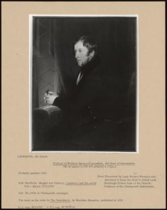 Portrait Of William Spencer Cavendish, 6th Duke Of Devonshire