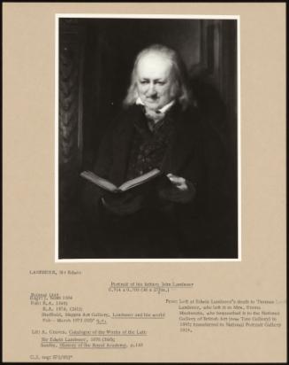 Portrait Of His Father, John Landseer