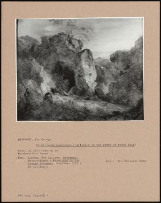 Mountainous Landscape (Tailpiece To The Story Of Peter Bell)