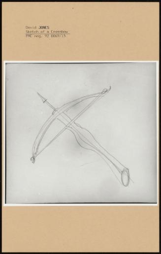 Sketch Of A Crossbow