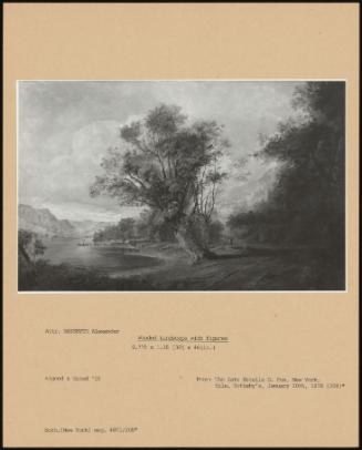 Wooded Landscape With Figures