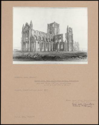 North East View Of Whitby Abbey, Yorkshire