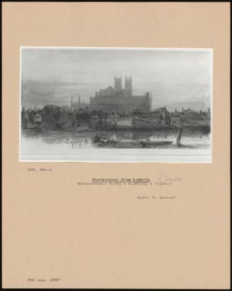 Westminster From Lambeth