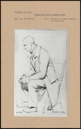 Seated Man With Clasped Hands