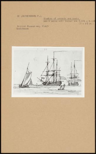 Studies Of Vessels And Boats