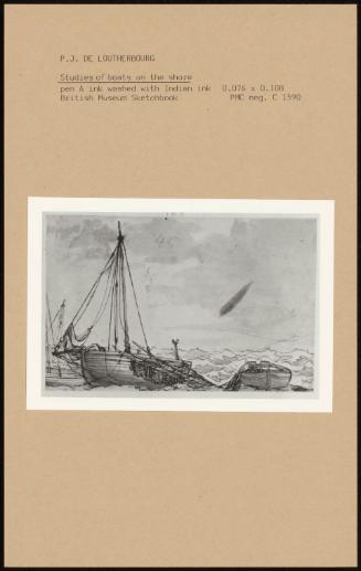 Studies of Boats on the Shore