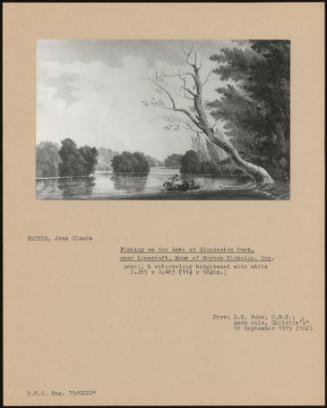 Fishing On The Lake At Blundeston Park, Near Lowestoft, Home Of Norton Nicholls, Esq.