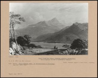 View From Llyn Dinas Looking Towards Beddgelert