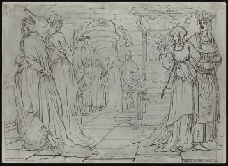 Study for King Lear: Cordelia's Portion From Her Sister's, Act I. Sc: 1