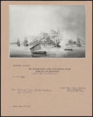 The British Fleet Under Vice-Admiral Rainer Lying Off The Seychelles