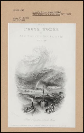 Scott's Prose Works 1834-6 Fort Augustus - Loch Ness (Rii 552)