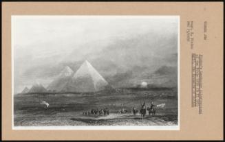 Finden's Landscape Illustrations Of The Bible 1836 (R Ii 583) Egypt, The Pyramids Of Gizeh