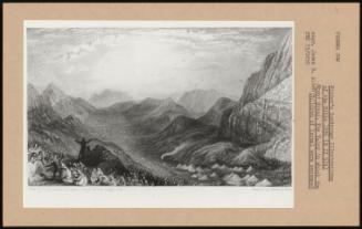 Finden's Landscape Illustrations of the Bible 1836 (R II 574); Mount Sinai, the Valley in Which the Children of Israel Were Encamped