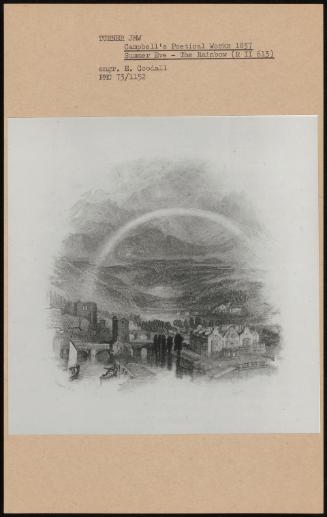 Cambell's Poetical Works 1837 Summer Eve - The Rainbow (R Ii 613)