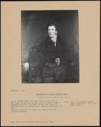 Portrait of John Edward Carew.
