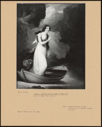 Miss ca. Parsons as the Lady of the Lake