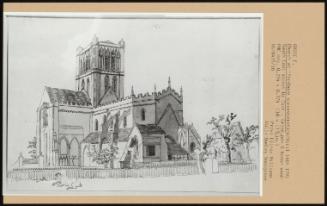 Church at 'pershore Worcestershire/April 14th 1791