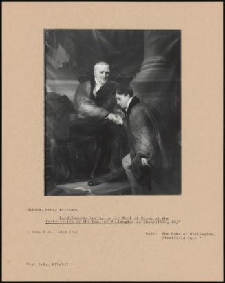 Lord Encombe Bowing To The Earl Of Elton At The Installation Of The Duke Of Wellington As Chancellor, 1834