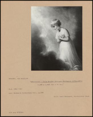 Adoration"- Lady Louisa Georgina Bathurst (1792-1874)"