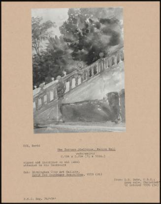 The Terrace Staircase, Haddon Hall