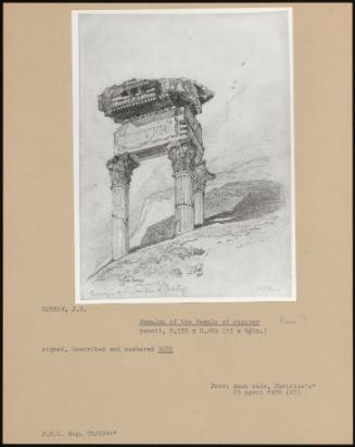 Remains Of The Temple Of Jupiter