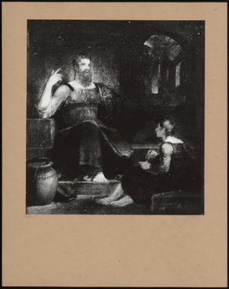 Prophet Jeremiah Dictating To The Scribe Baruch