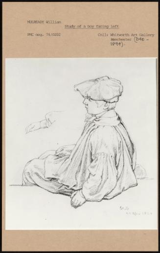 Study Of A Boy Facing Left