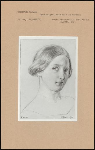 Head Of Girl With Hair In Bandeau