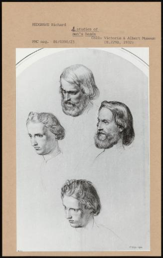 4 Studies Of Men's Head