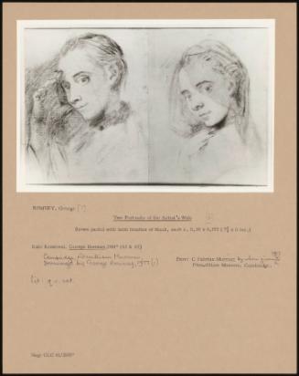 Two Portraits Of The Artist's Wife