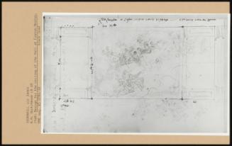 F56r: Design For The Ceiling Of The Hall At Easton Neston