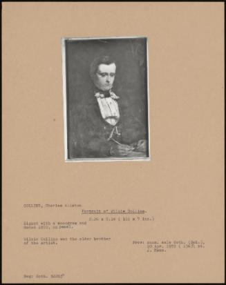 Portrait Of Wilkie Collins.