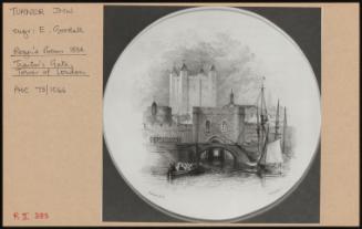 Rogers Poems 1834 Traitor's Gate Tower Of London