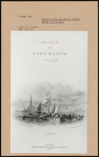 Byron's Life and Works 1832-4 Genoa (R II 427)