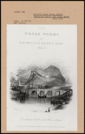 Scott's Prose Works 1834-6 Dumbarton Castle And River Seven (Rii 518)